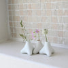 H CONCEPT TETRA Flower Vase - White