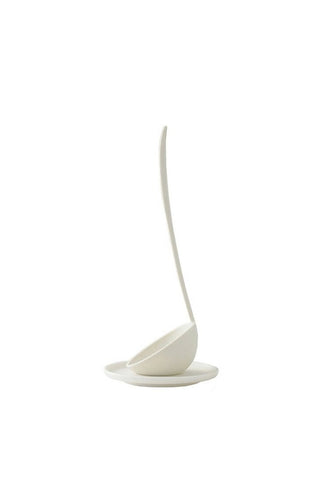 H CONCEPT Tate Otama Soup Ladle - White (Mini)