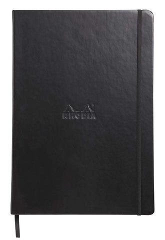 RHODIA Webnotebook 21x29.7cm Lined Black #118369C